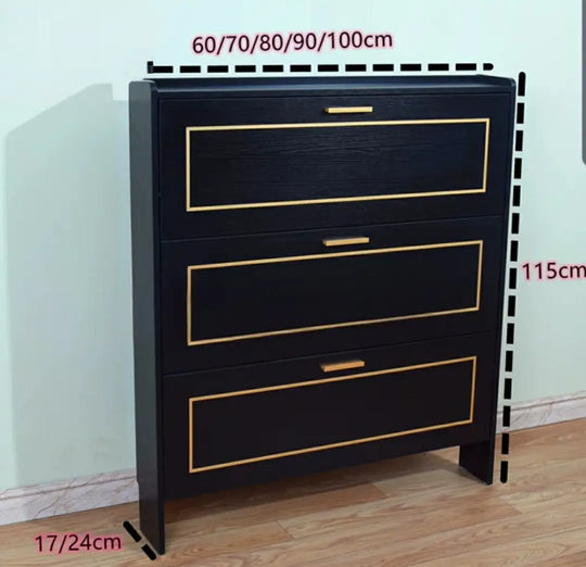 SAMUEL Modern Ultra Slim Shoe Cabinet