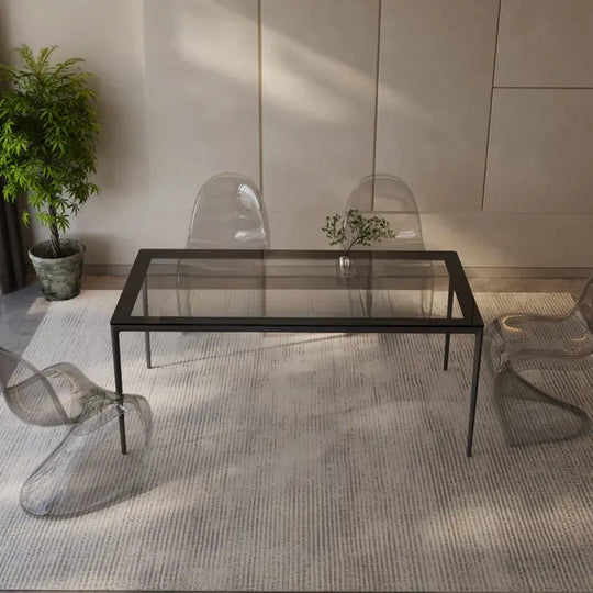 JUICE Modern Glass Dining Table