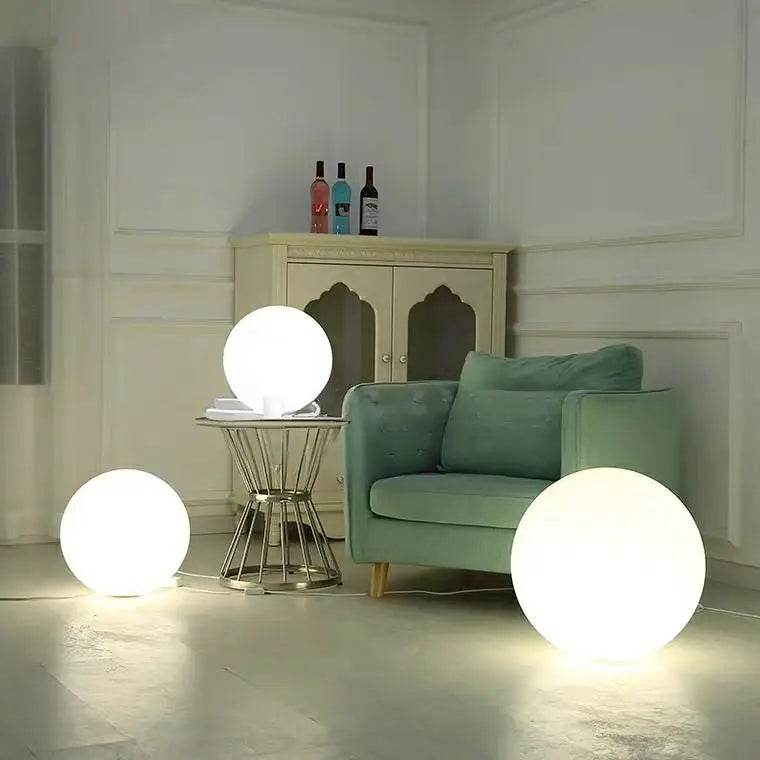 LOUISE Modern Full Moon Floor Lamp