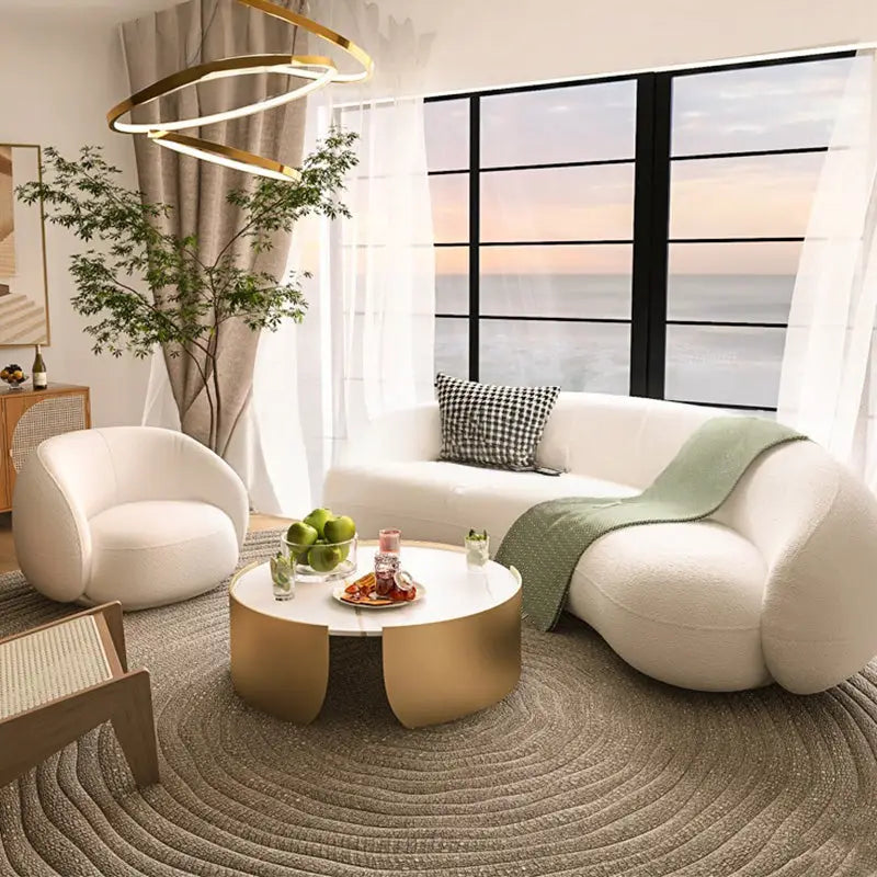 ALEX Modern Sherpa Sofa