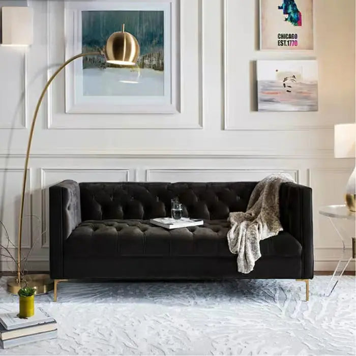 PRIME French Velvet Tufted Sofa