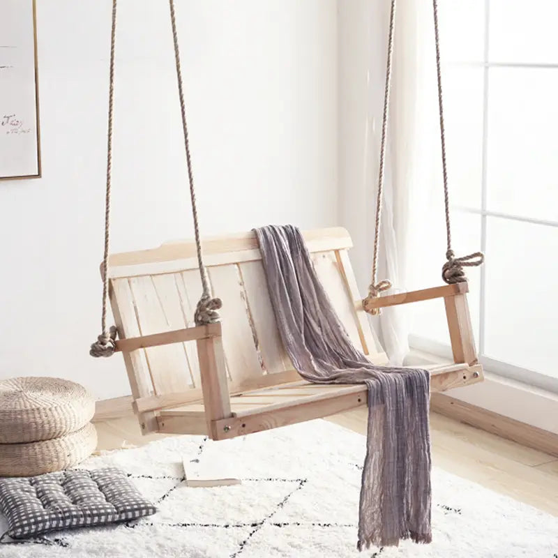JOVIS Japanese Solid Wood Swing Chair
