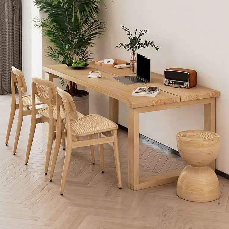 OLA Rustic Ash Wood Dining Table