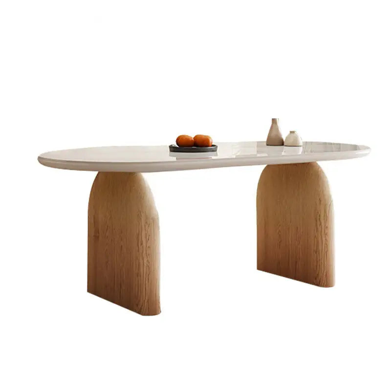 ANDREA Japandi Sintered Stone Dining Table
