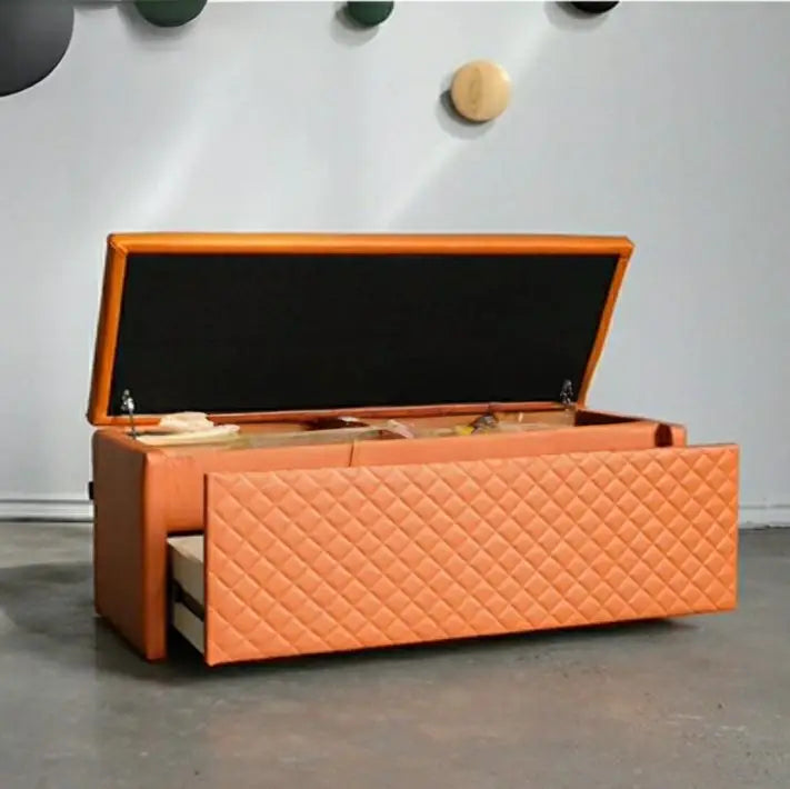 STANISLAS Modern Foyer Storage Bench