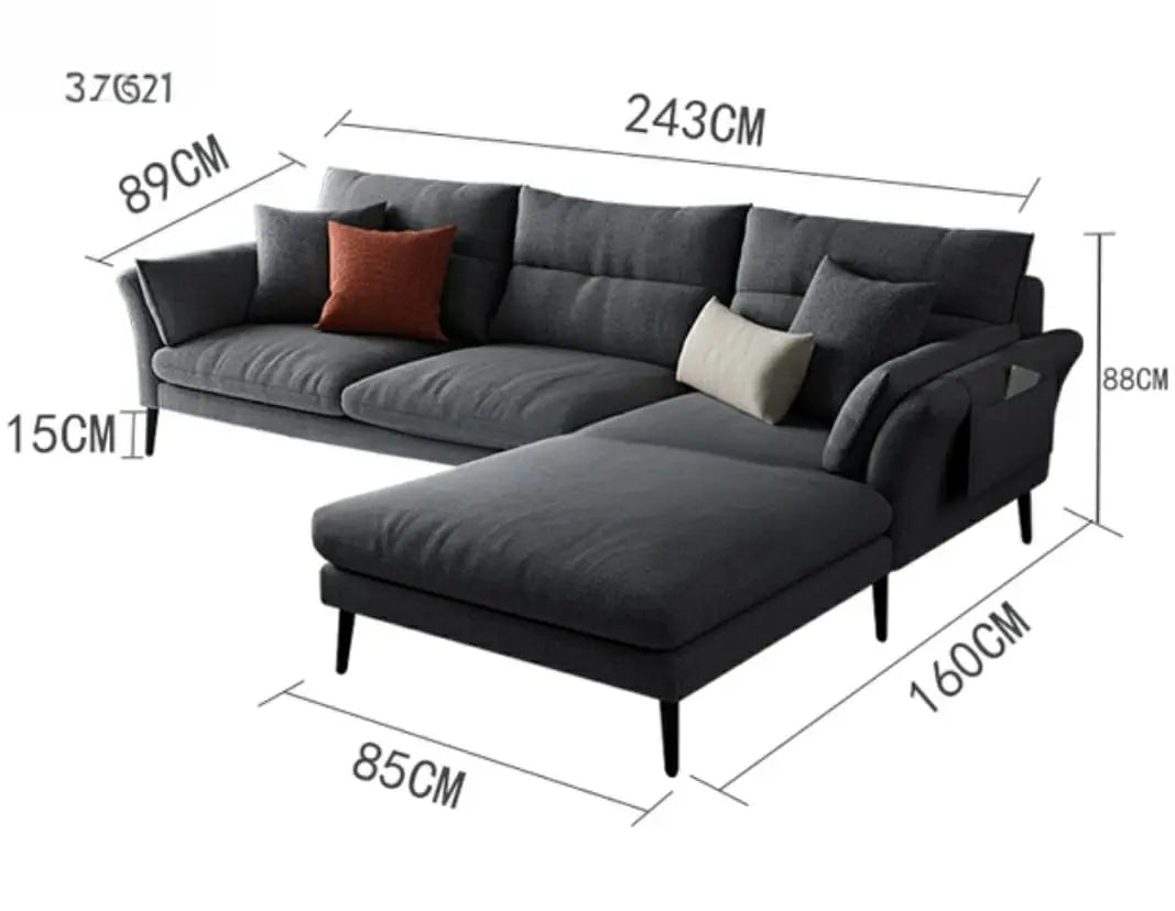 SPECKLE Modern L Shape Sofa