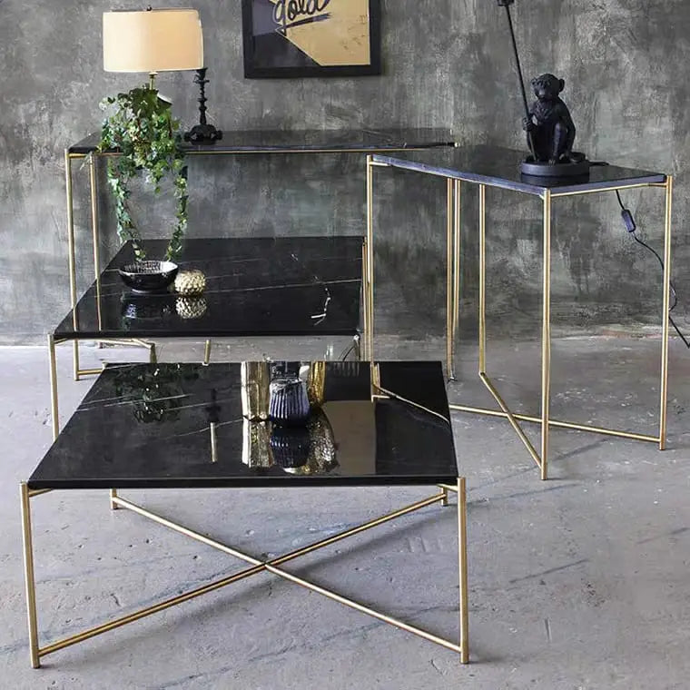 ZOÉ Minimalist Marble Coffee Table / Hallway Console