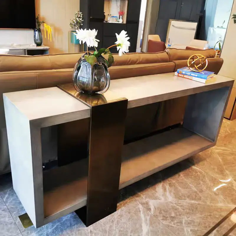 ZYZZ Industrial Console Table