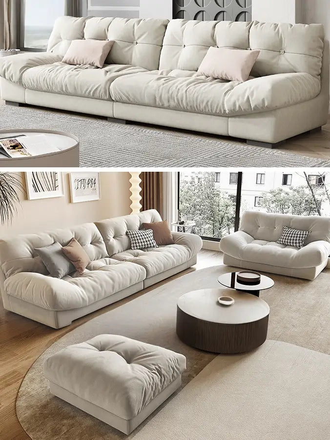 LI Modern Suede Sofa