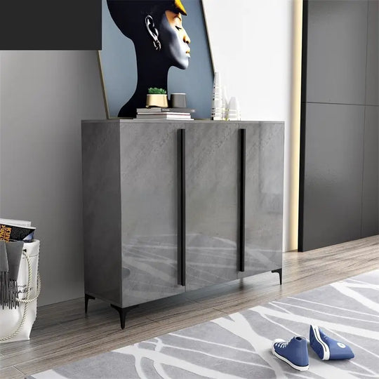 ROLF Modern Slate Shoe Cabinet