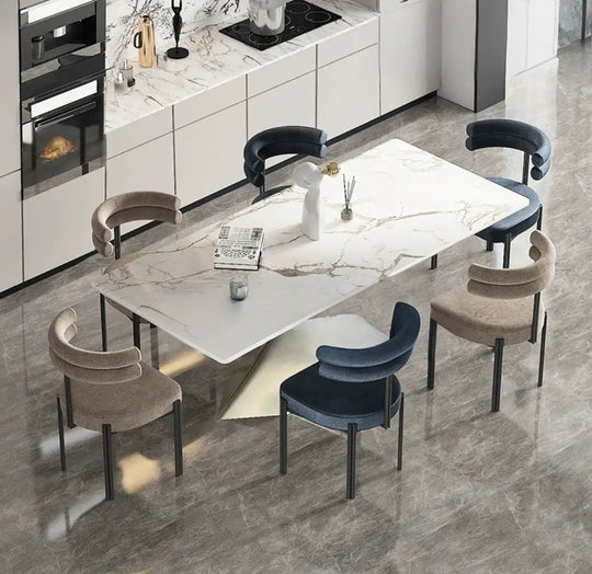 TZIPPORAH Modern Velvet Dining Chair