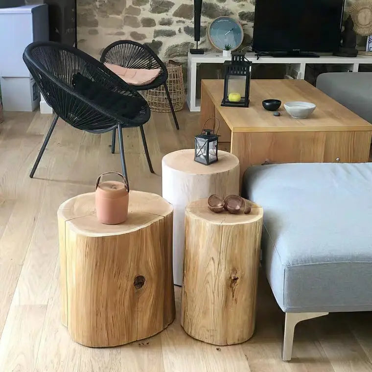 ALEX Solid Wood Side Table