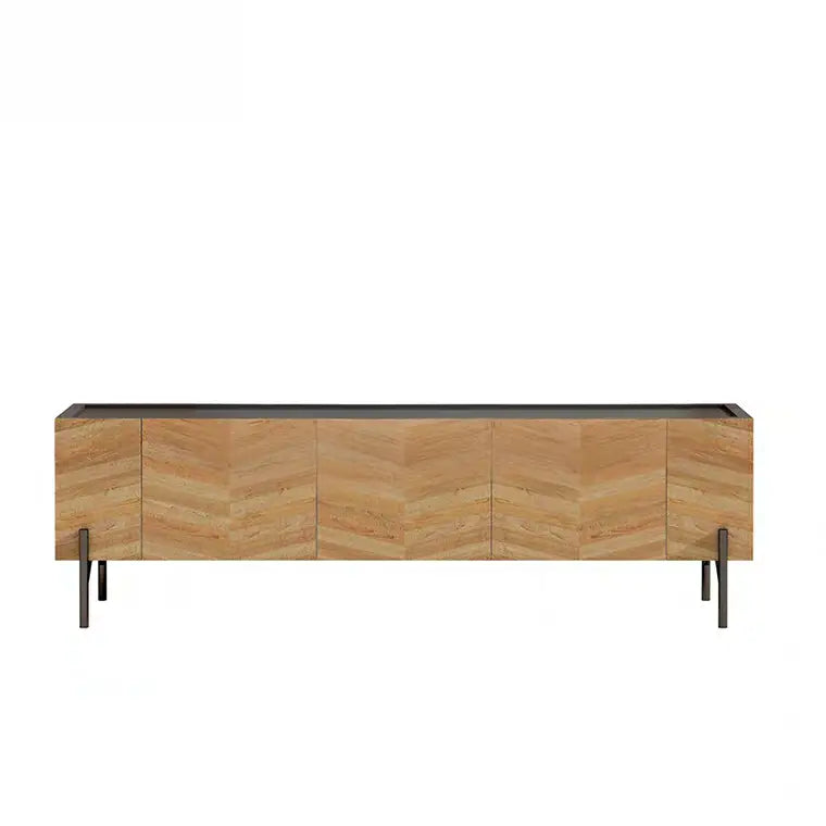 ÓLI Rustic Chevron TV Console