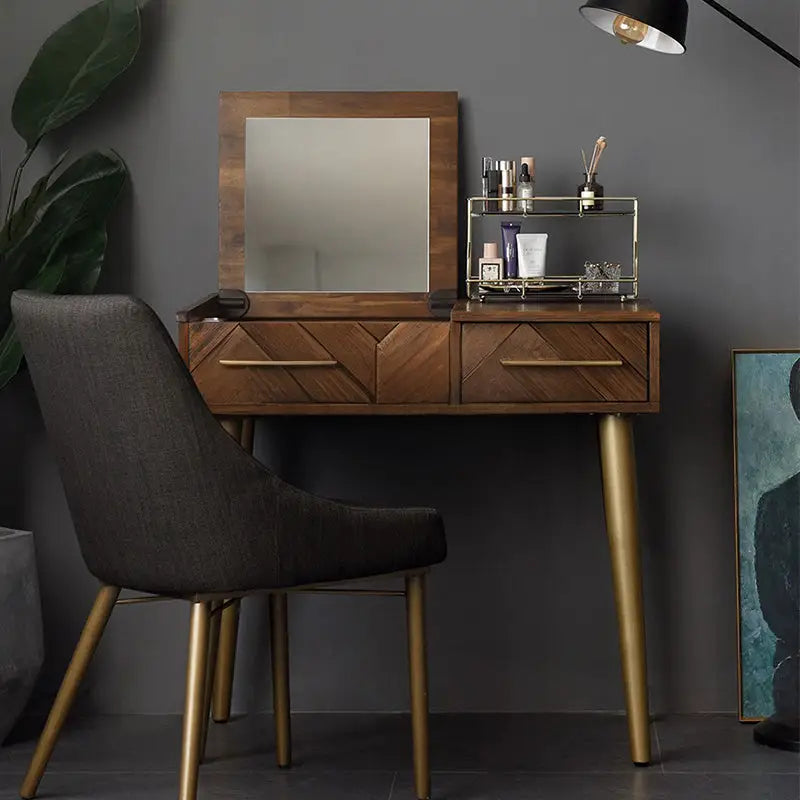 ADAM Mid Century Herringbone Dressing Table