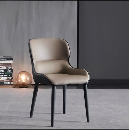 AMAURY Modern Leather Dining Bench & Chairs