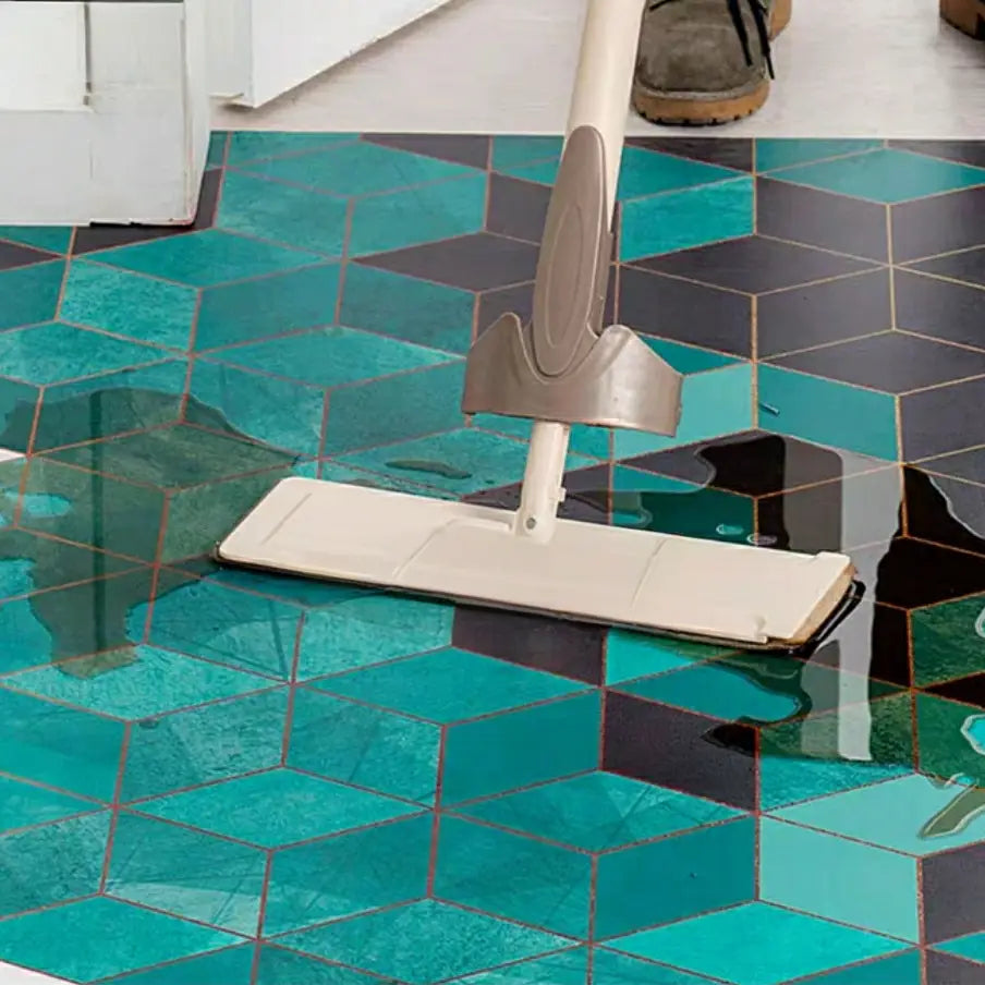 ALAN Modern Hexagon Entryway Floor Rug