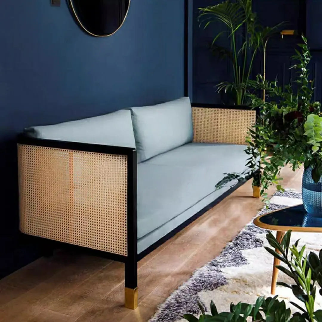 SHERWOOD Vintage Outdoor Rattan Sofa
