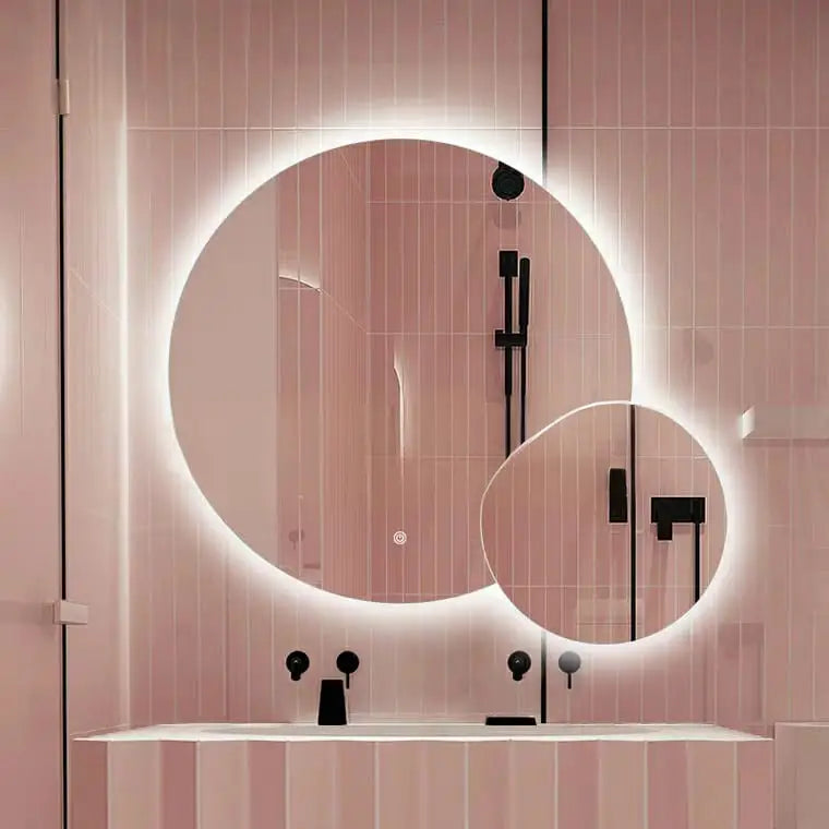 BARN Modern LED Round Wall Mirror