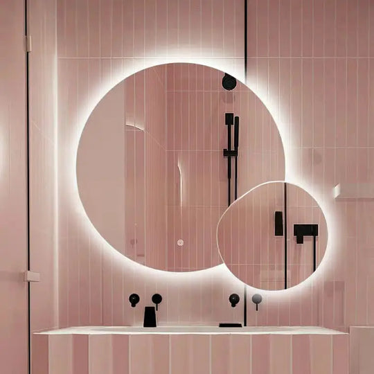 BARN Modern LED Round Wall Mirror