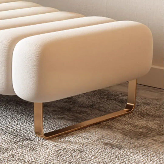 CAL Modern Velvet Ottoman