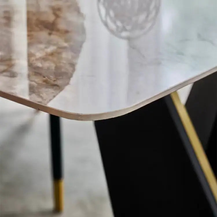 MELBON Modern Sintered Stone Dining Table