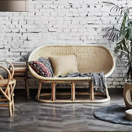 BENADICT Vintage Rattan Sofa