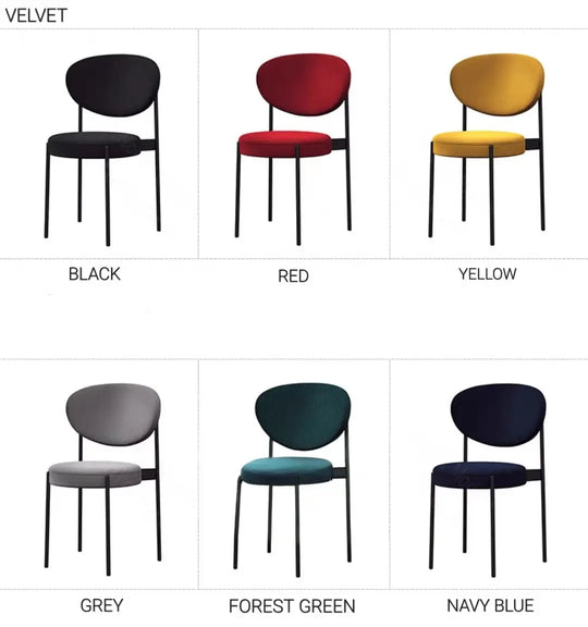 ABIGAIL Modern Velvet Dining Chair