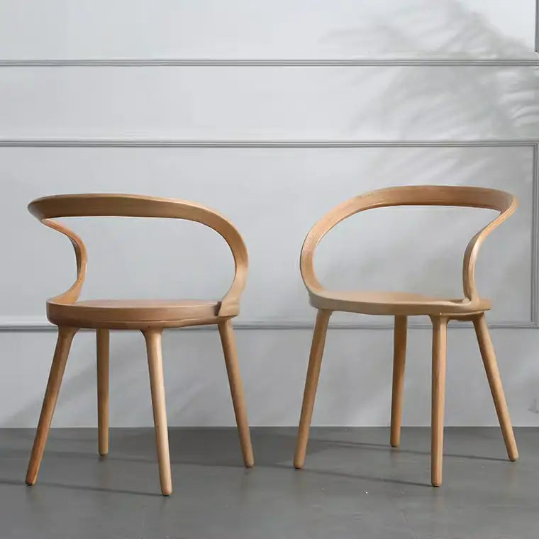 YAKITO Postmodern Solid Wood Dining Chair