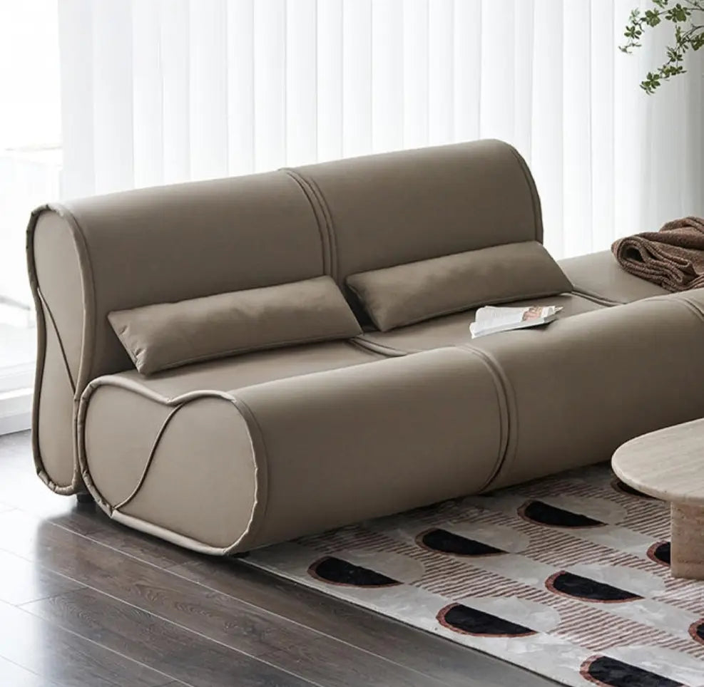 BUBE Modern Modular Leather Sofa
