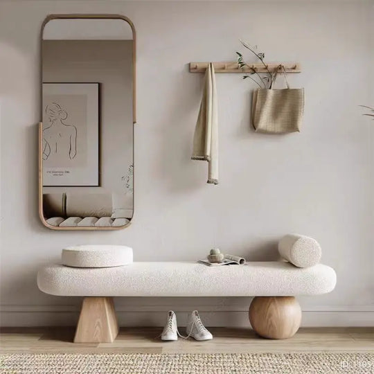 RAPHUES Modern Boucle Bench