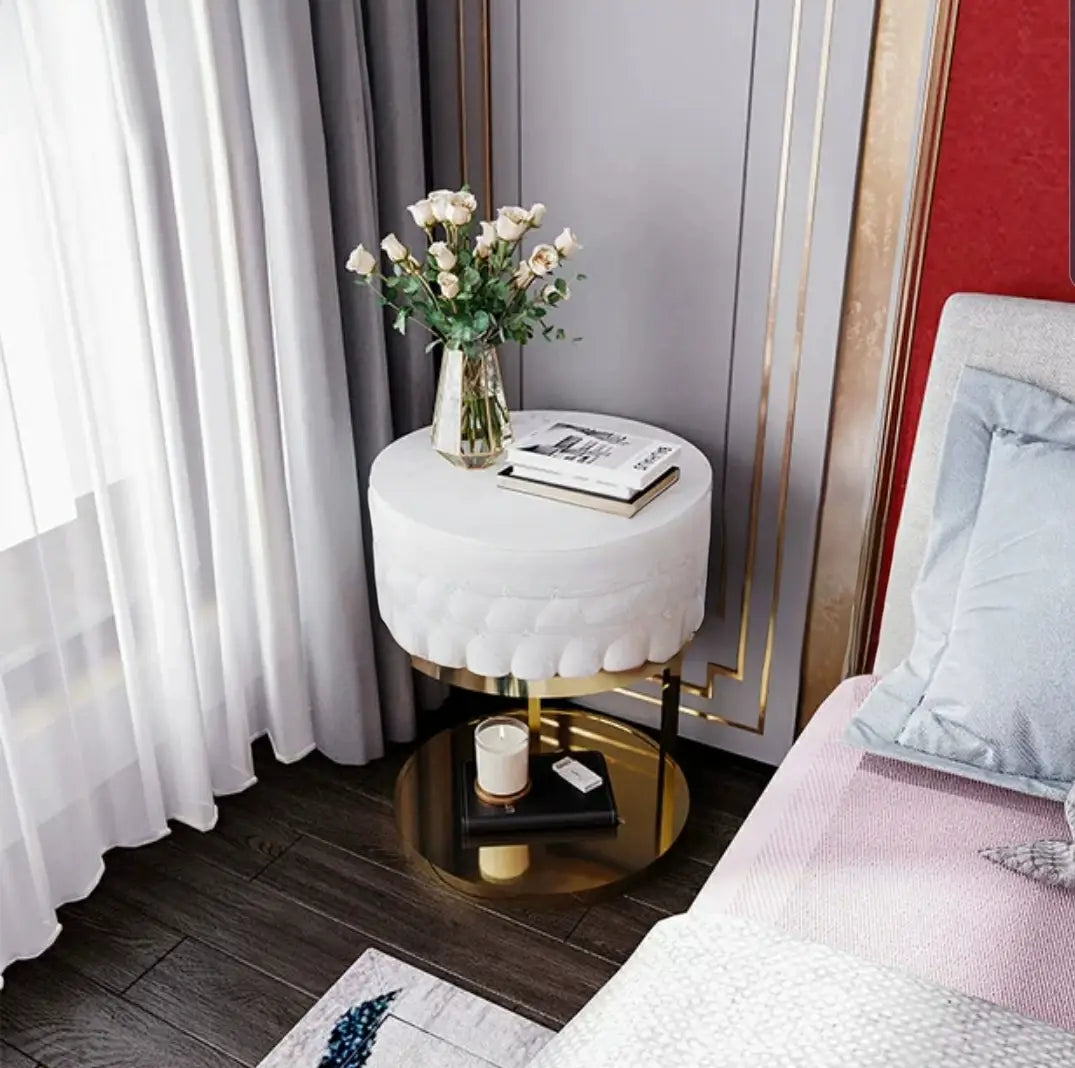 KIRSTEEN Modern Marble Bedside Table