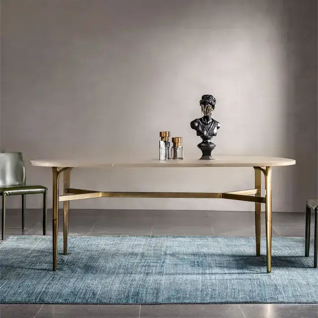 AUDRE Modern Marble Dining Table