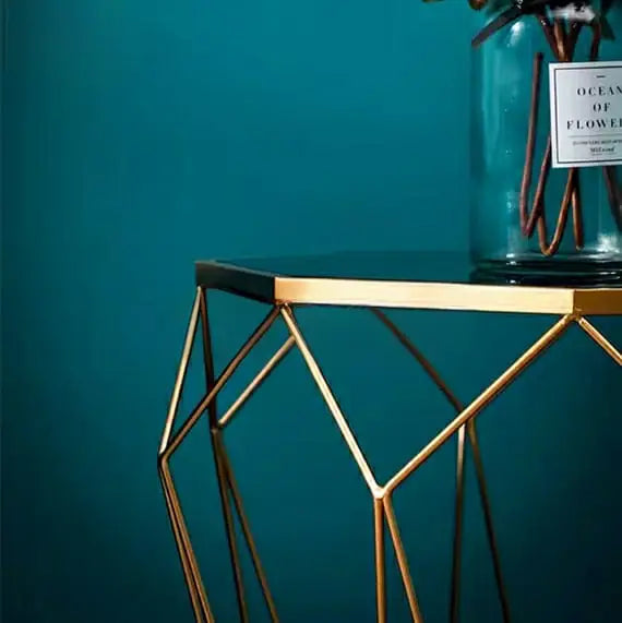 ALVERES Modern Wireframe Side Table