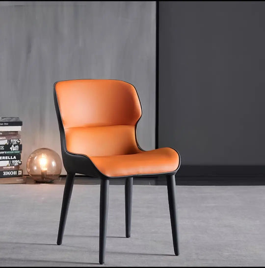 AMAURY Modern Leather Dining Bench & Chairs