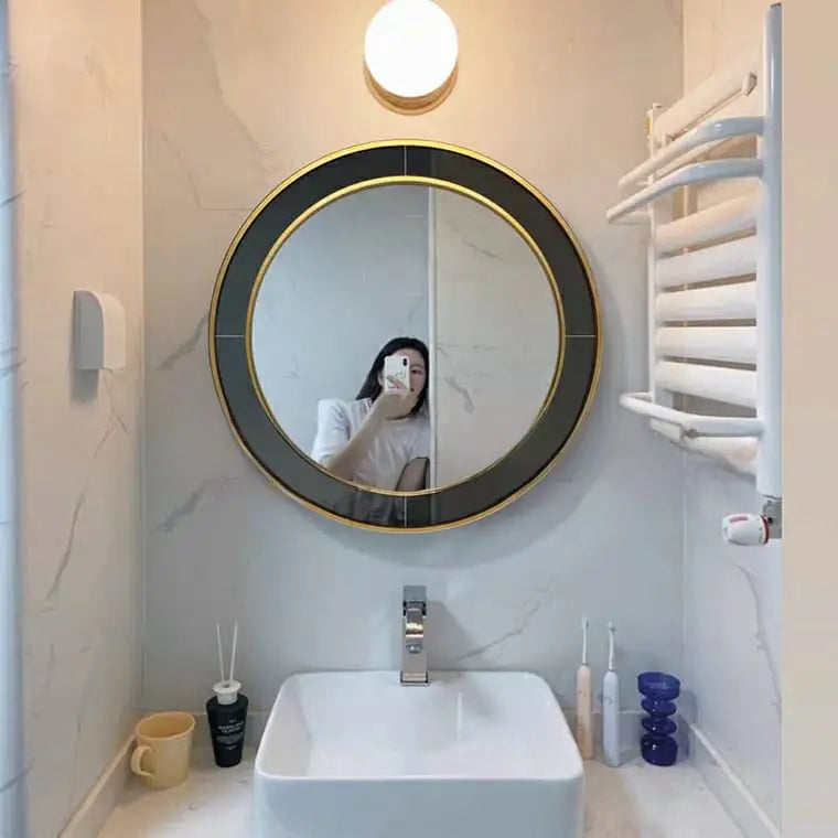 DAMIEN Accent Round Wall Mirror