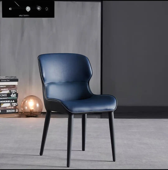 AMAURY Modern Leather Dining Bench & Chairs