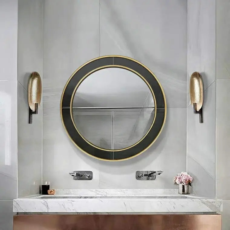 DAMIEN Accent Round Wall Mirror