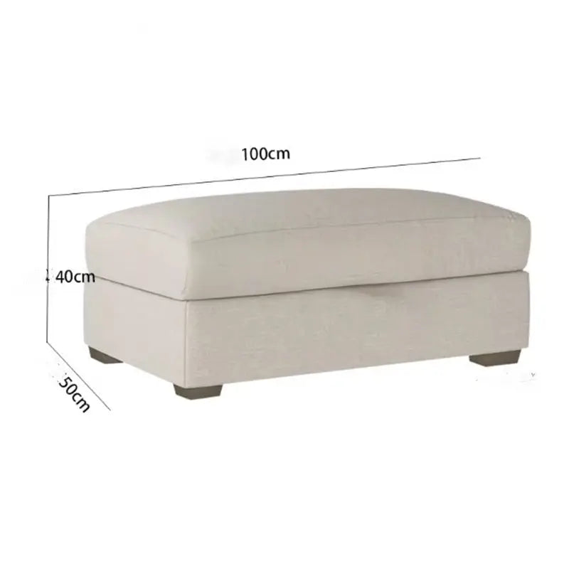 FRANK Scandinavian Storage Ottoman