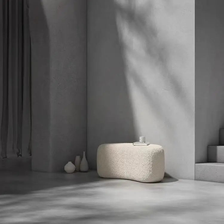 ALEXANDRE Modern Boucle Ottoman