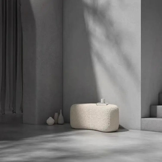 ALEXANDRE Modern Boucle Ottoman