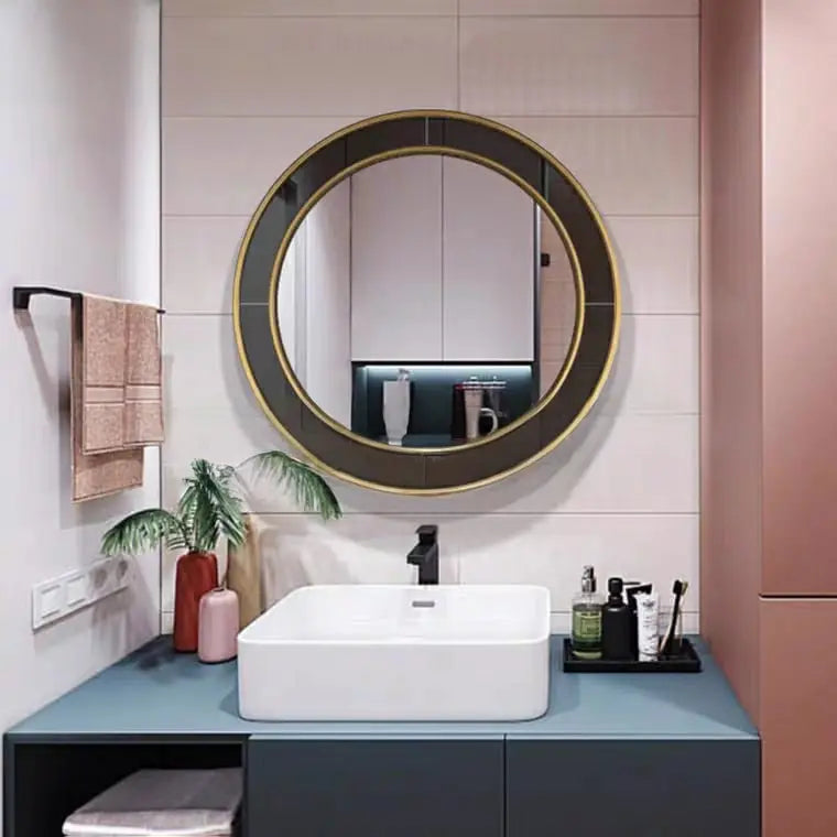 DAMIEN Accent Round Wall Mirror