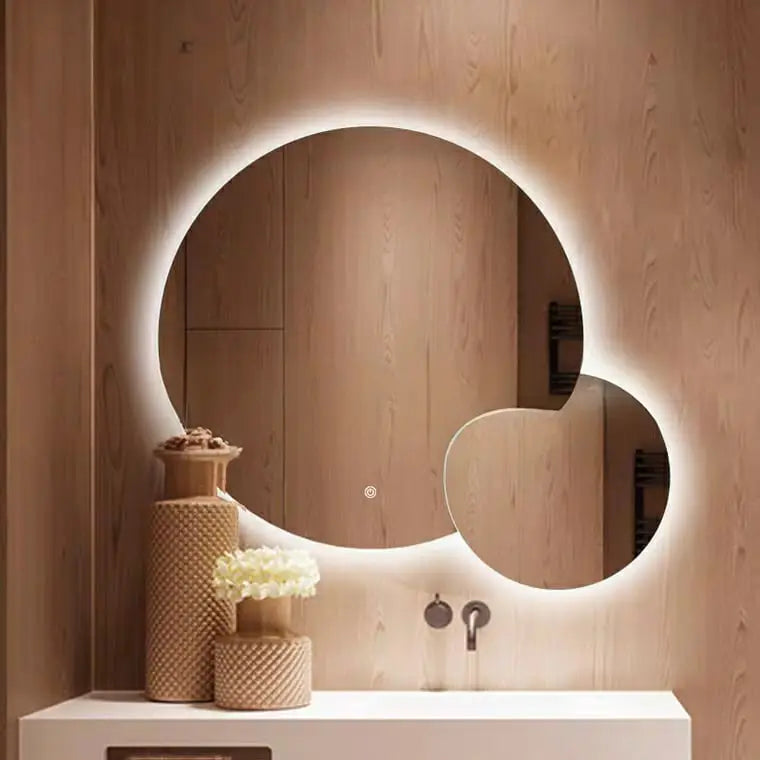BARN Modern LED Round Wall Mirror