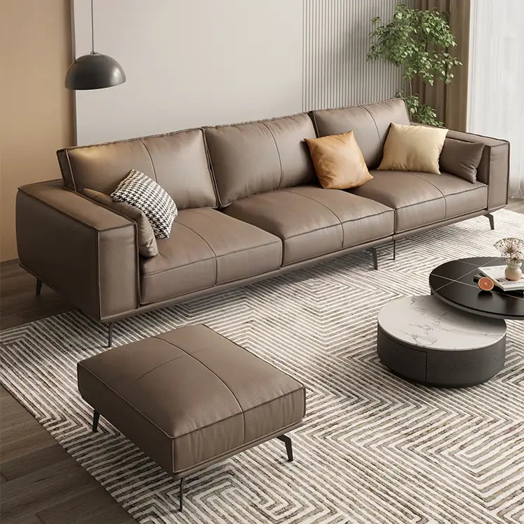 CREDIKS Modern Leather Sofa