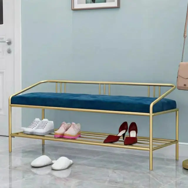 NATHANAËL Modern Velvet Ottoman Bench
