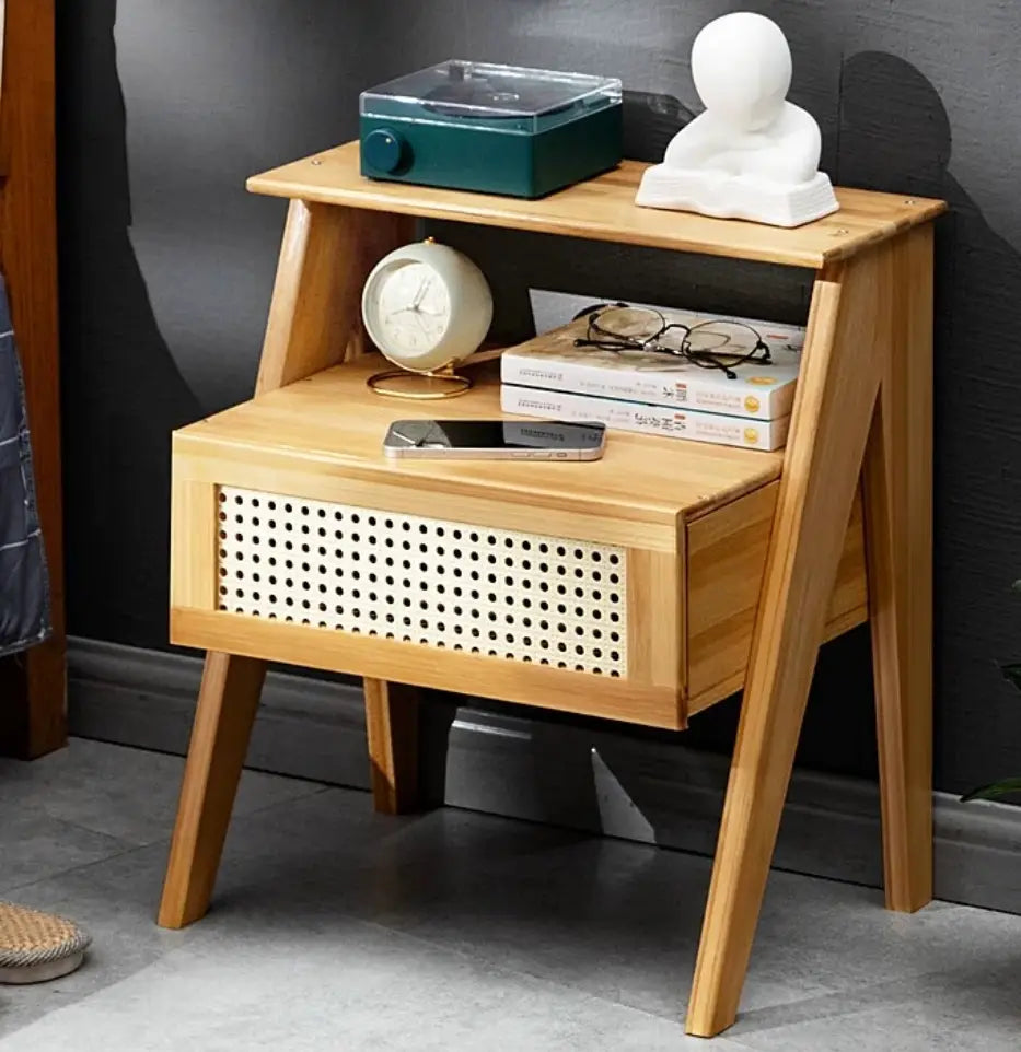 MASUR Rustic Bedside Table