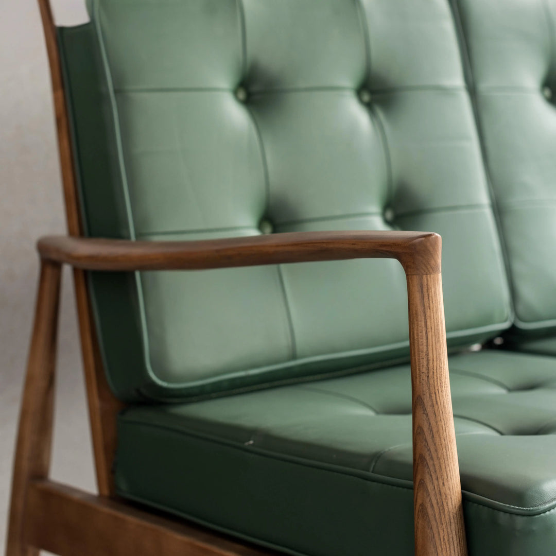 ROMANCE Solid Wood Leather Chair and Sofa