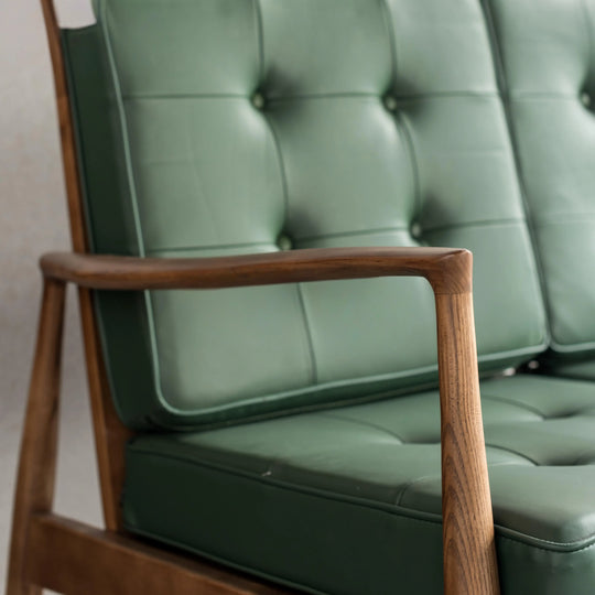 ROMANCE Solid Wood Leather Chair and Sofa