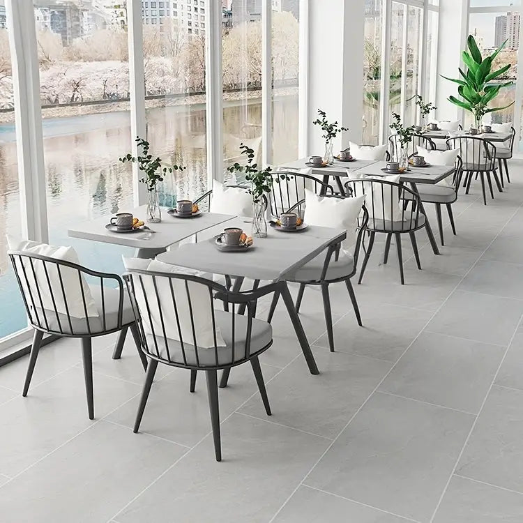 GOLDEN Modern Slate Dining Table