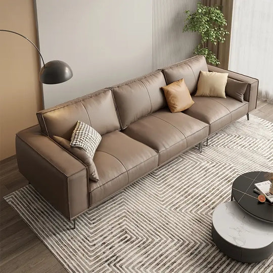 CREDIKS Modern Leather Sofa
