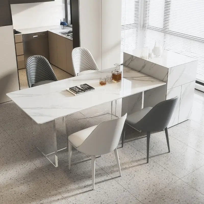 CHLOE Modern Marble Dining Table